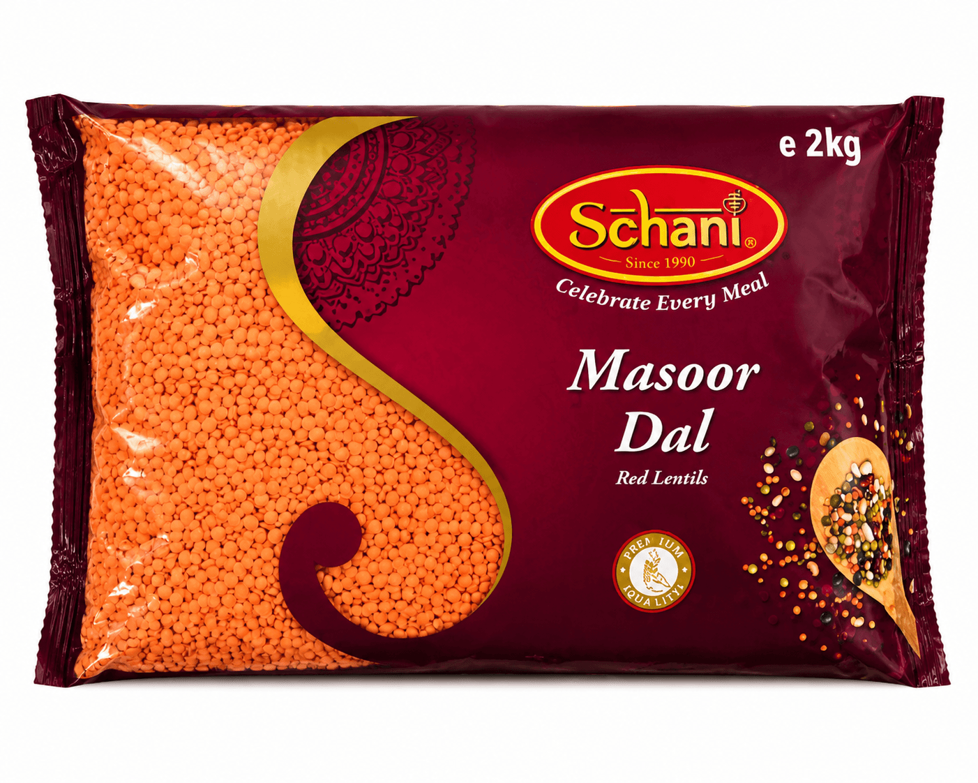 SCHANI MASOOR DAL ( RED LENTILS) 2KG