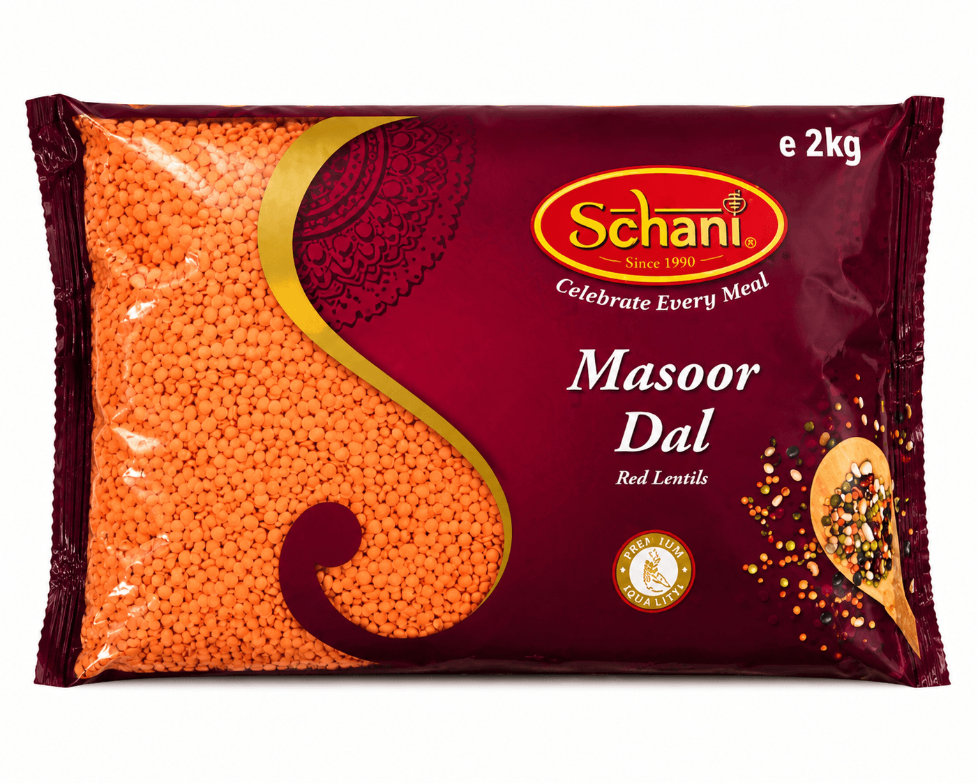 SCHANI MASOOR DAL ( RED LENTILS) 2KG