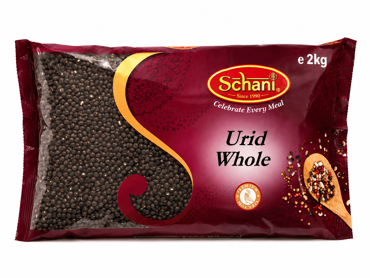 SCHANI URID WHOLE BEANS 2KG