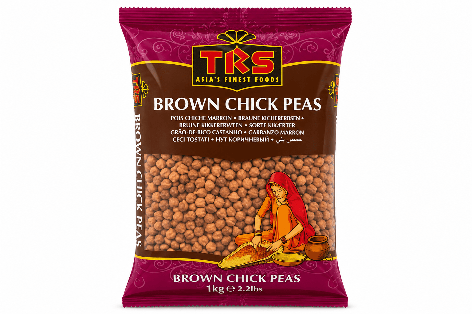 TRS Brown Chick Peas/ Kala Chana - 1Kg