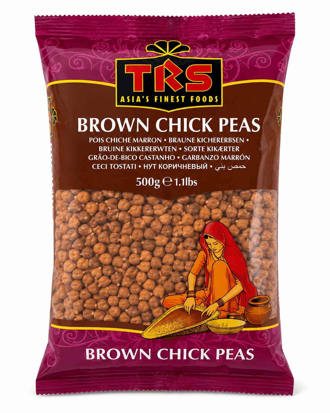 TRS Brown Chick Peas/ Kala Chana - 500g