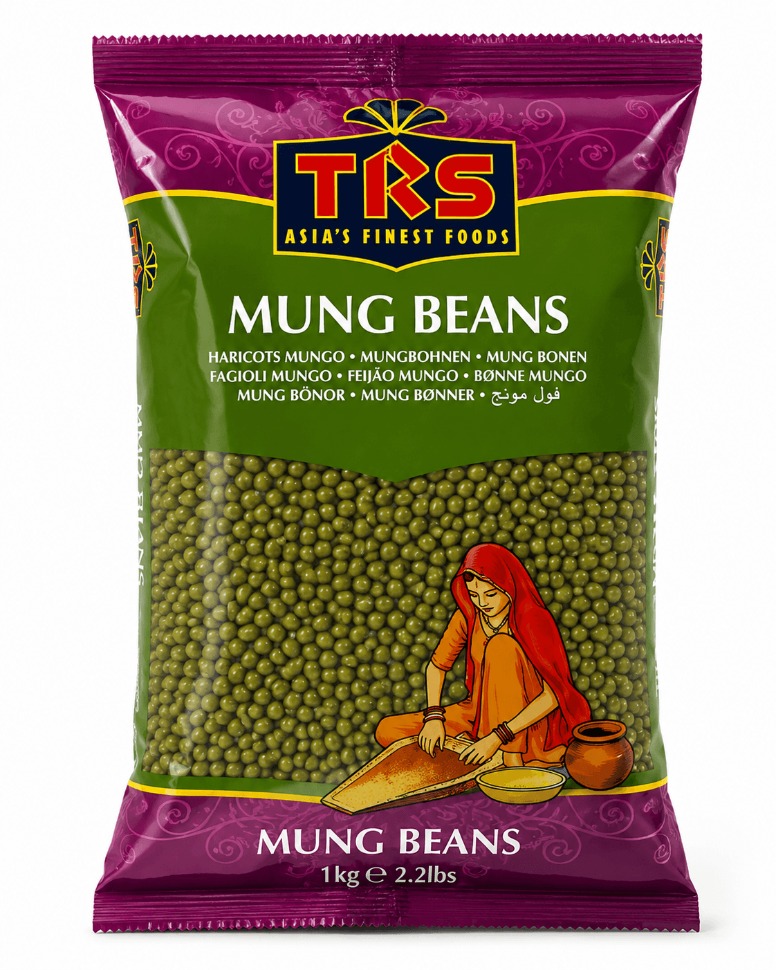 TRS Mung / Moong Beans Whole - 1Kg