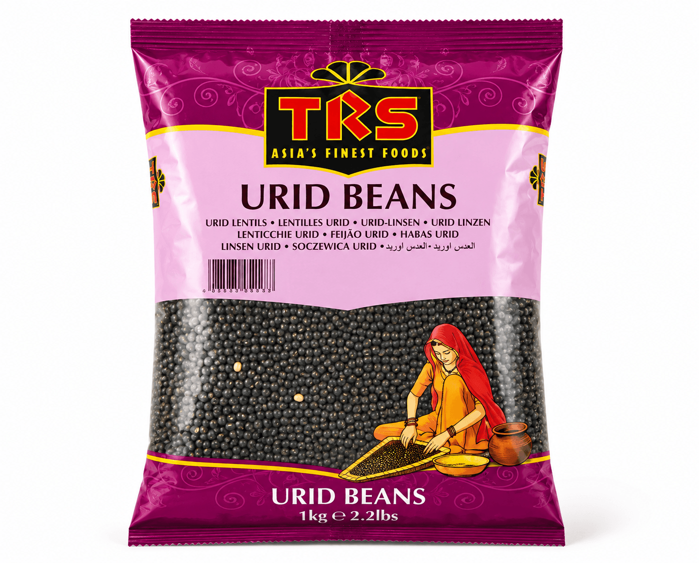 TRS Urid Whole (Black) 1kg