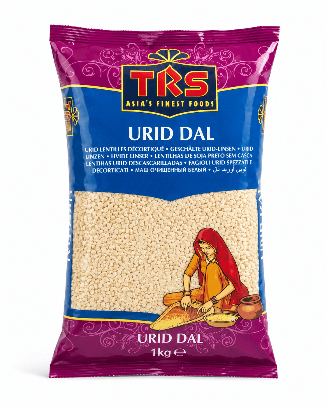 TRS Urid / Urad Dal Washed - 1Kg